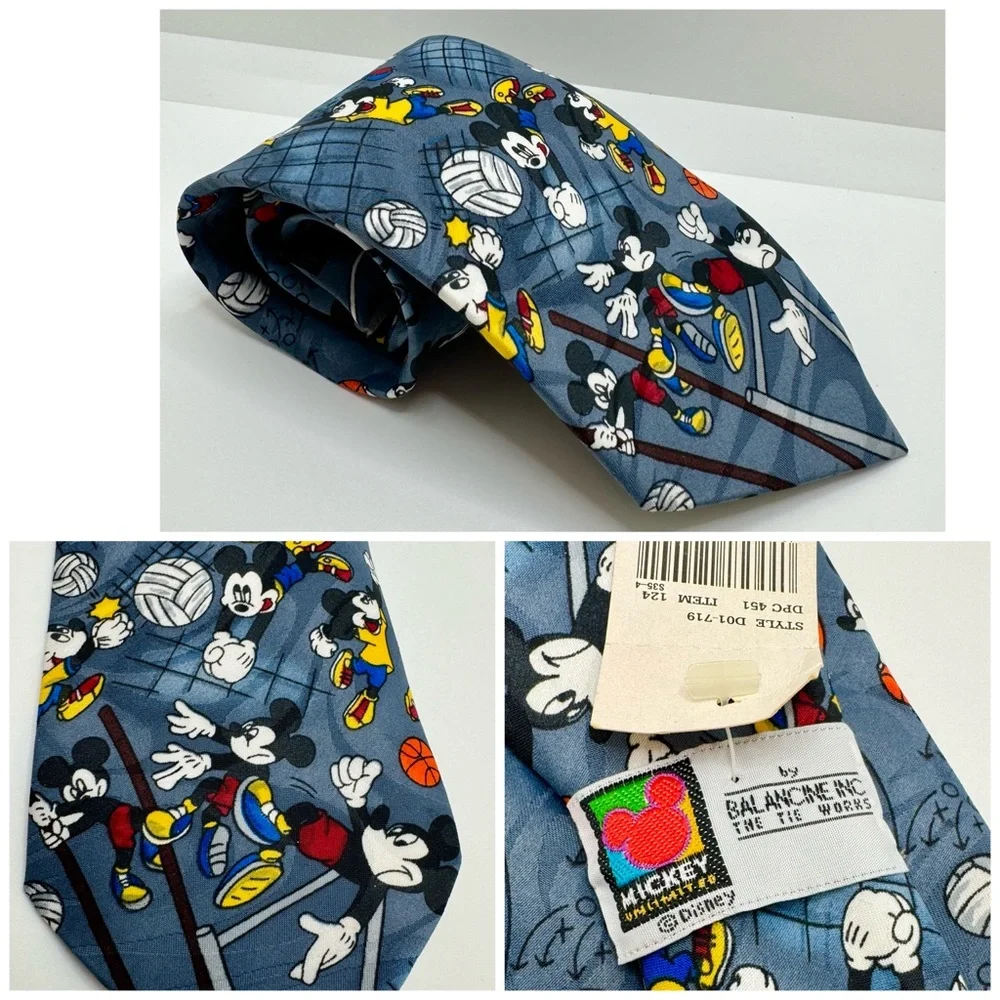 NWT Mickey Unlimited Disney The Tie Works‎ By Balancine Vintage